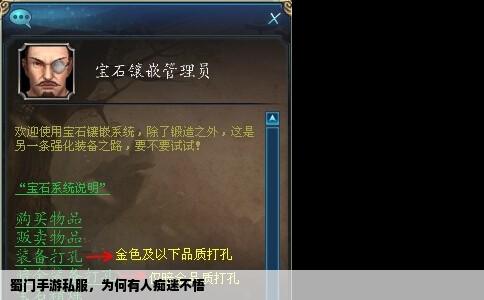 蜀门手游私服，为何有人痴迷不悟